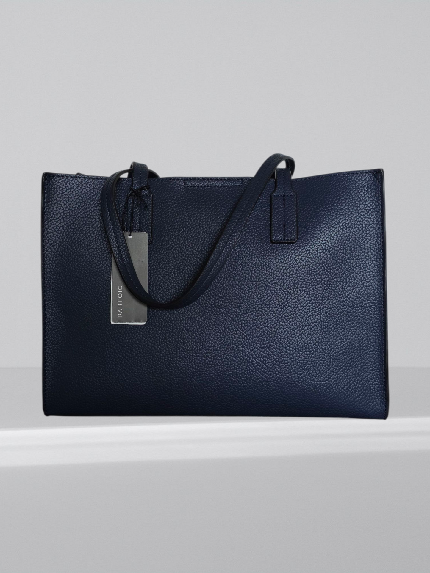 Bolso de piel azul 2 en 1
