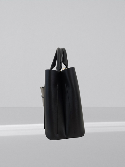 Bolso de piel con monedero