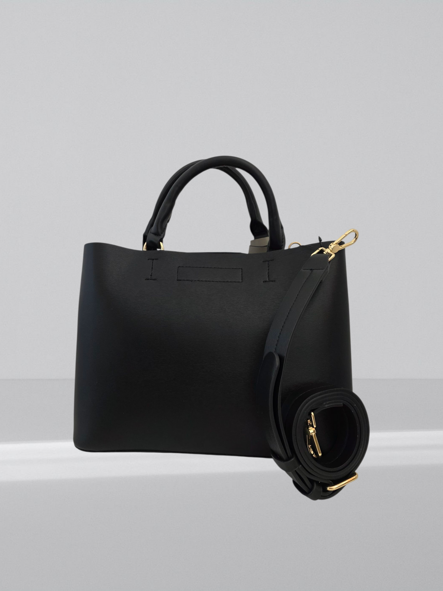 Bolso de piel con monedero