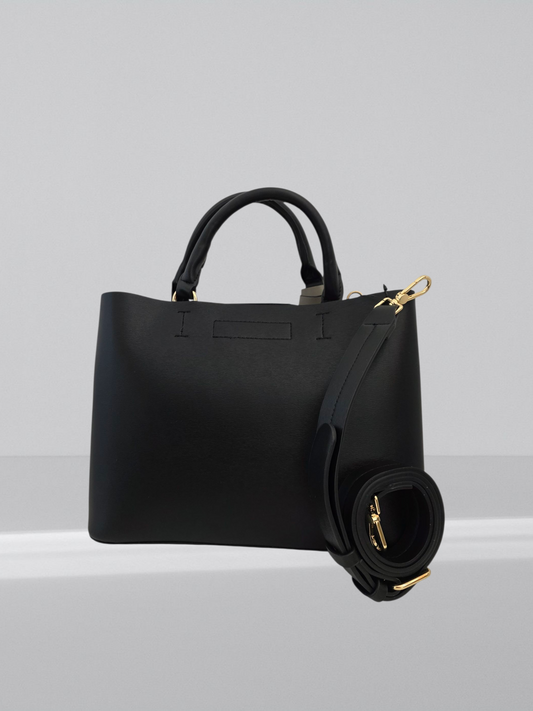 Bolso de piel con monedero